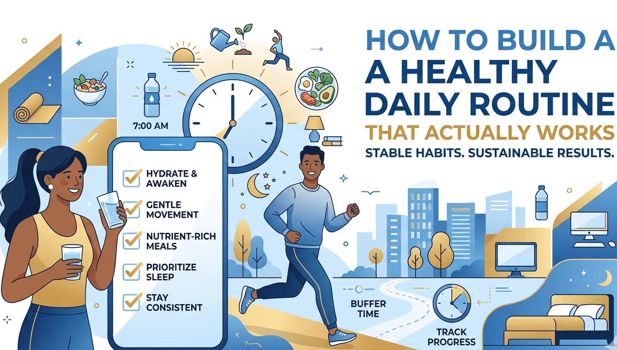 How to Build a Healthy Daily Routine That Actually Works